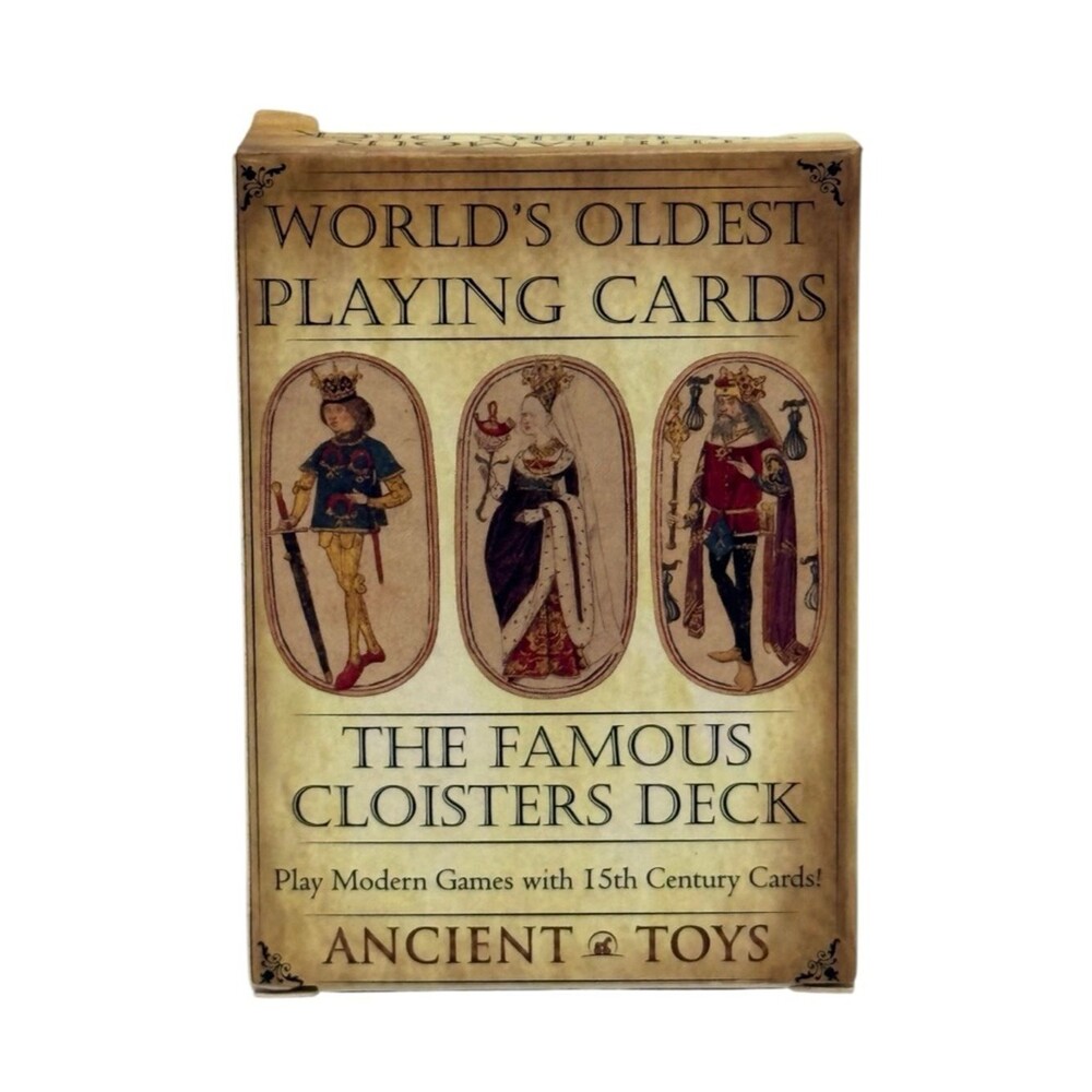 Ancient Toys The Famous Cloisters Deck World’s Oldest Playing Cards Medieval